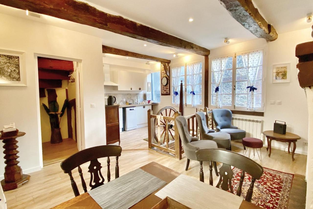 La Terrasse Notre Dame - Character House - 4P - Center Honfleur Βίλα Εξωτερικό φωτογραφία