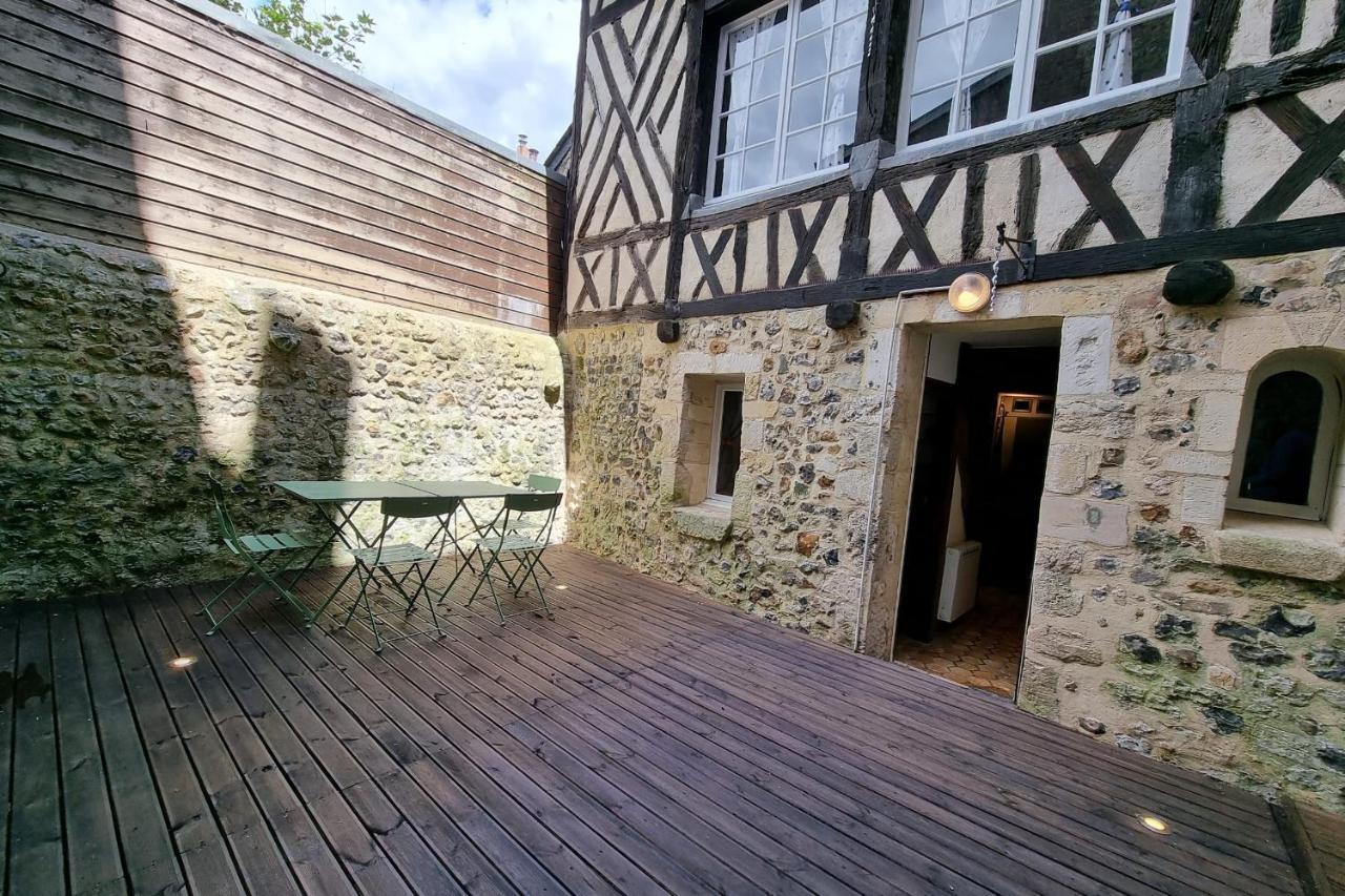 La Terrasse Notre Dame - Character House - 4P - Center Honfleur Βίλα Εξωτερικό φωτογραφία
