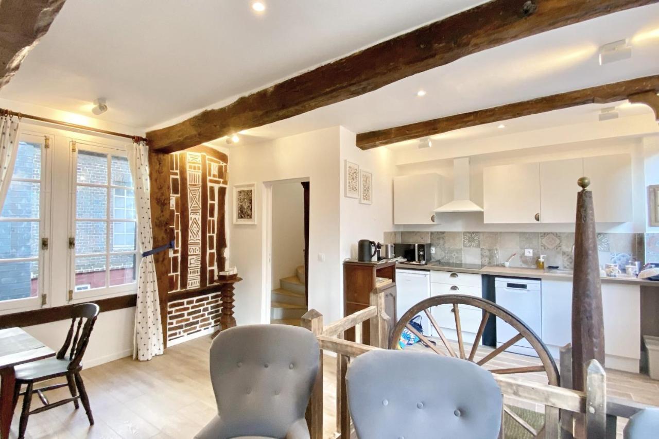 La Terrasse Notre Dame - Character House - 4P - Center Honfleur Βίλα Εξωτερικό φωτογραφία